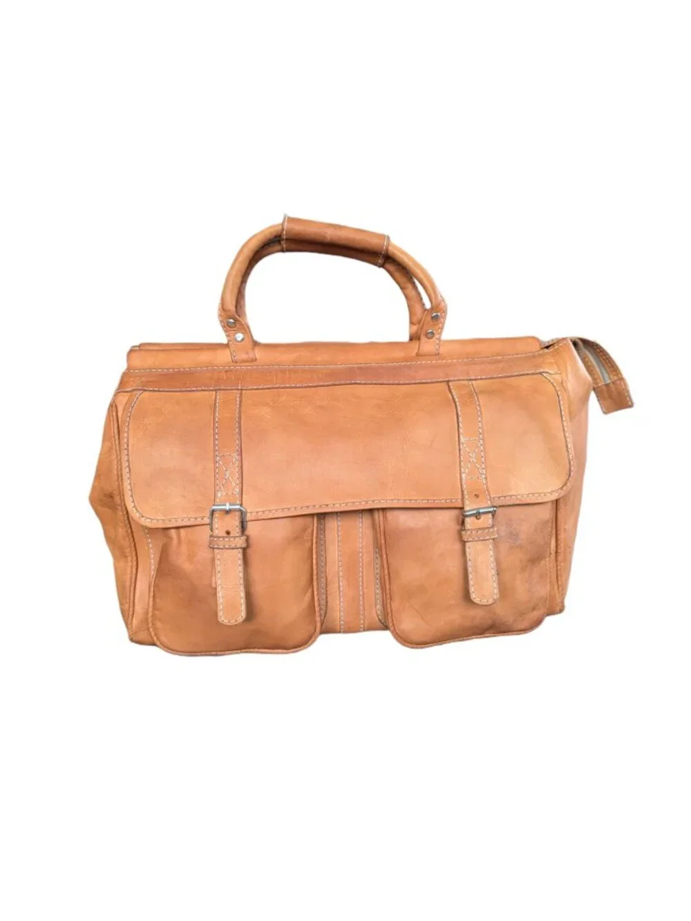 Sergios Collection - Leather Overnight/Weekender bag